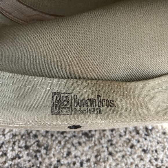 Goorin Bros Canvas Panama Hat Adjustable Fast Tab Fedora - Very Clean - Picture 2 of 5